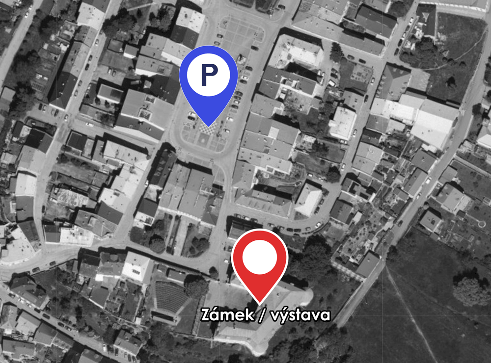 Mapa – Parkoviště Bílovec